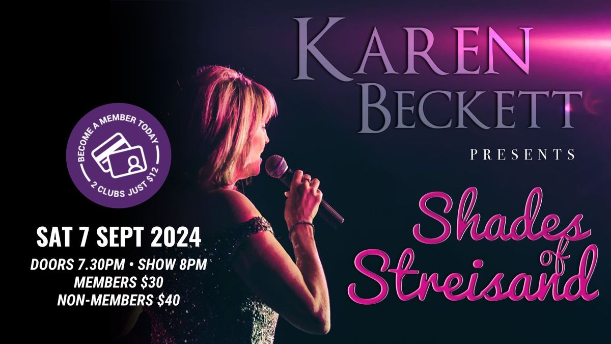 Shades of Streisand with Karen Beckett