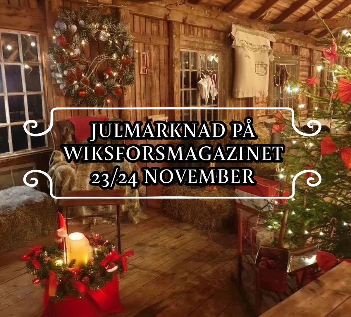 Julmarknad p\u00e5 Wiksforsmagazinet 