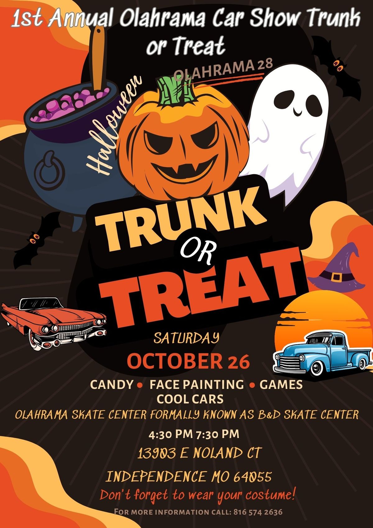 Olahrama\u2019s 1st Annual Car Show Trunk or Treat