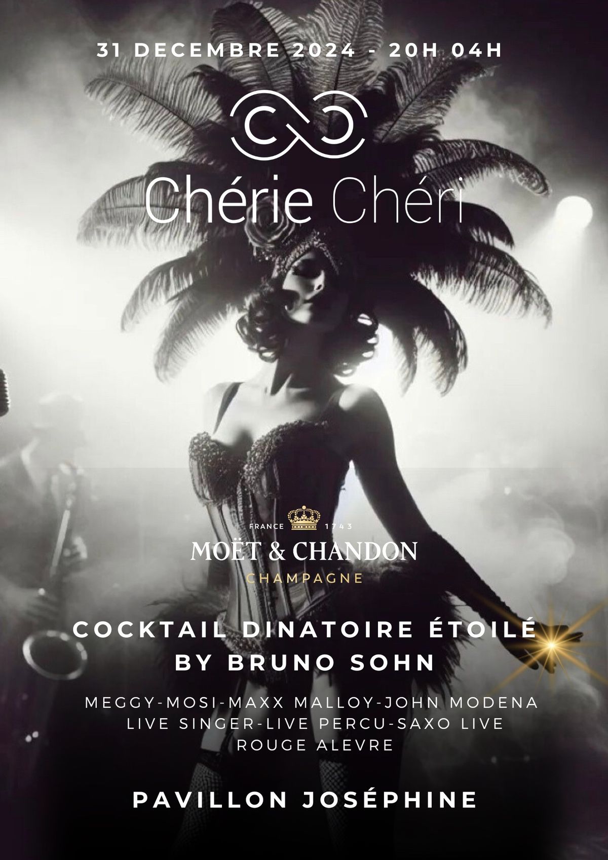 Ch\u00e9rie Ch\u00e9ri Strasbourg nouvel an au pavillon Jos\u00e9phine 