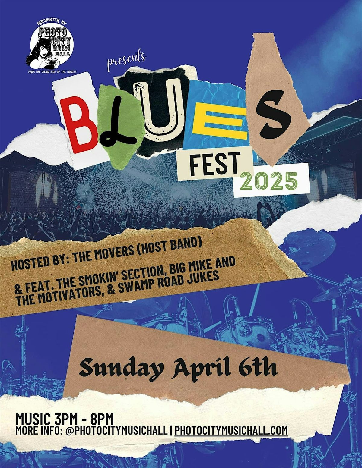 Blues Fest 2025 - Hosted by : The Movers @ Photo City Music Hall