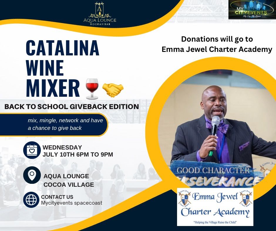 Catalina wine mixer \u201cback to school donation\u201d edition