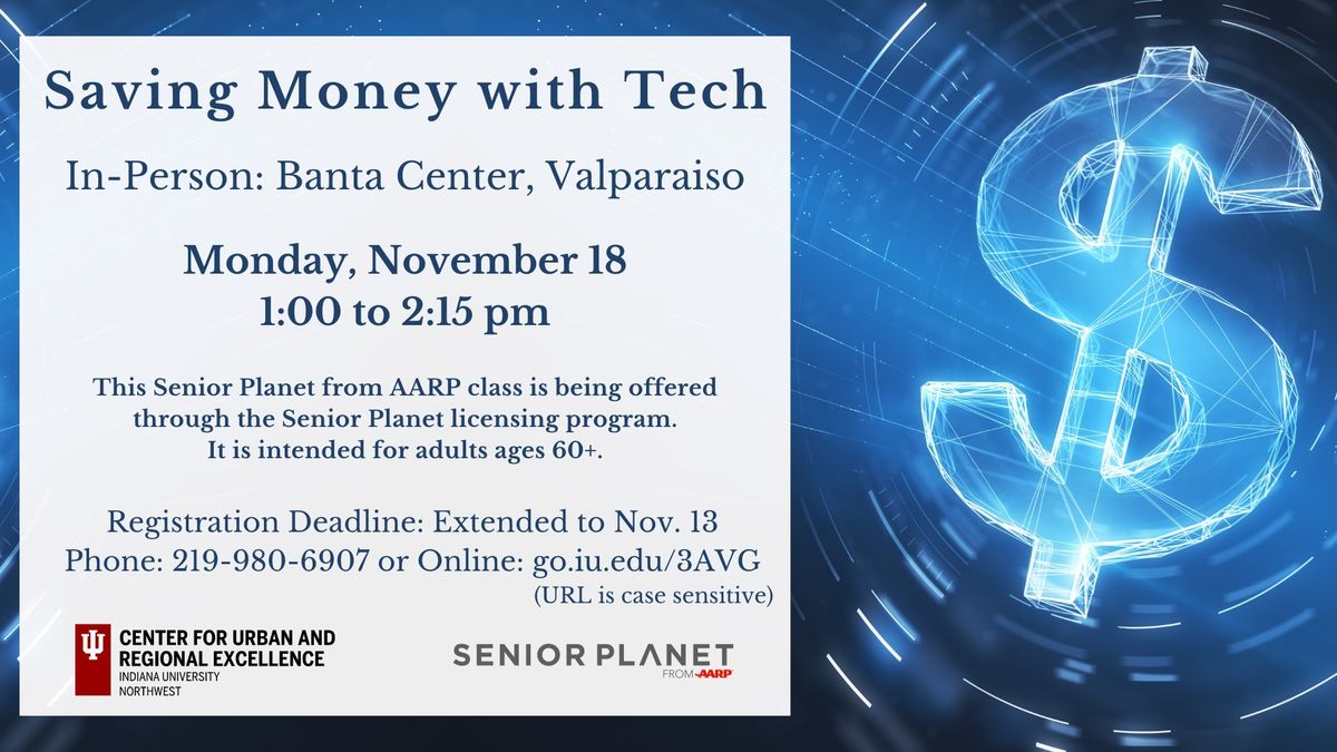 Senior Planet: Saving Money with Tech