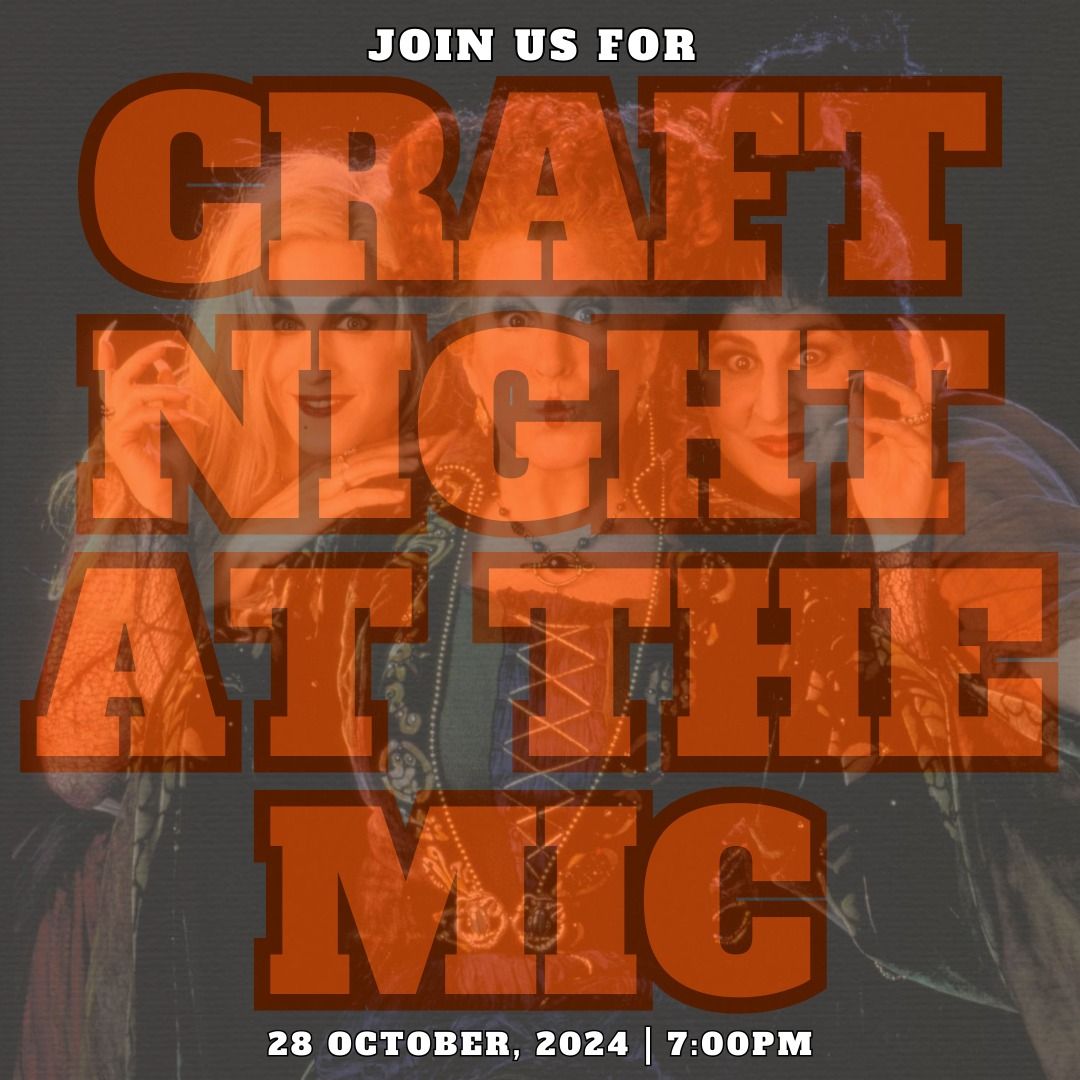 Craft Night at The MIC - Hocus Pocus