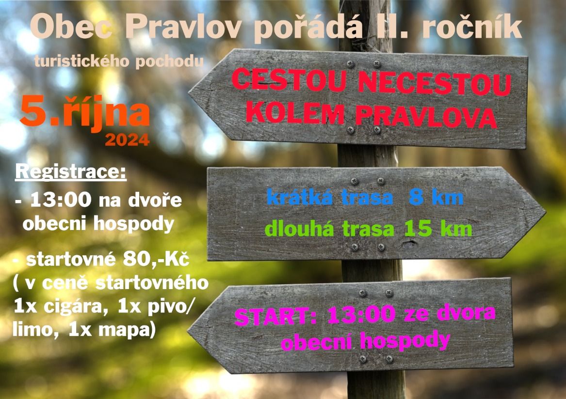 CESTOU NECESTOU KOLEM PRAVLOVA