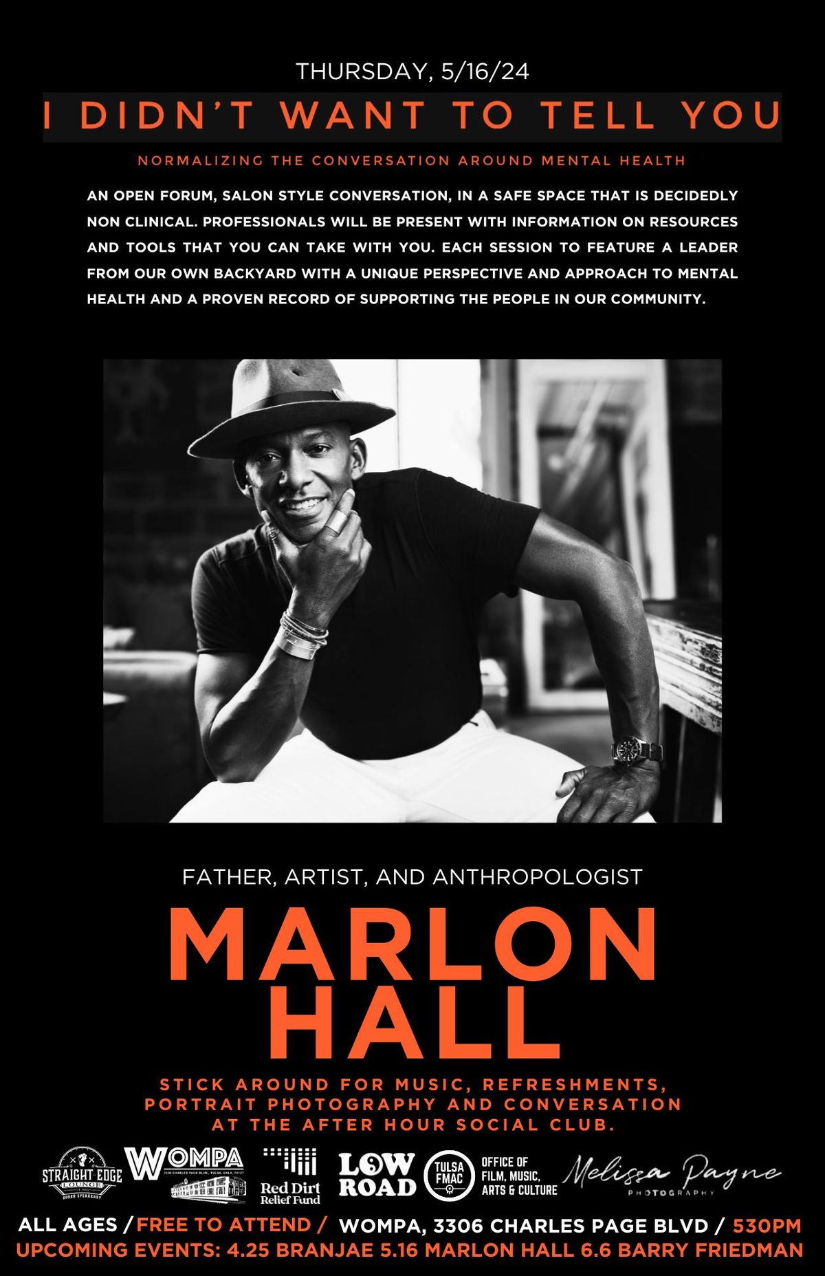 I Didn't Want To Tell You: Normalizing the Conversation Around Mental Health w\/ Marlon Hall
