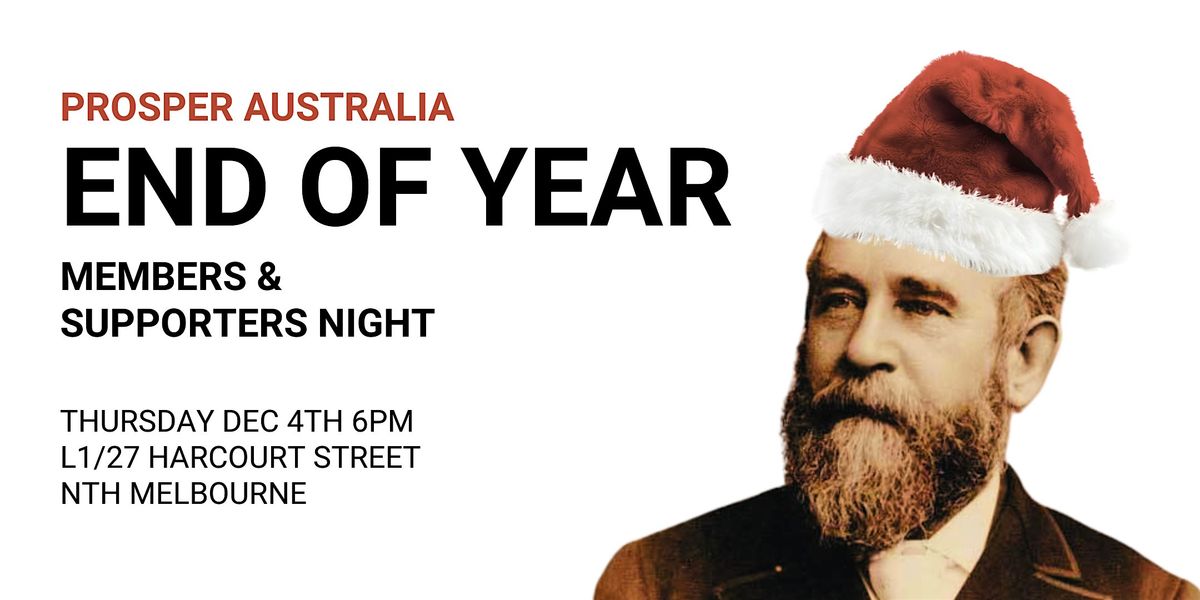 Prosper Australia end of year members & supporters night