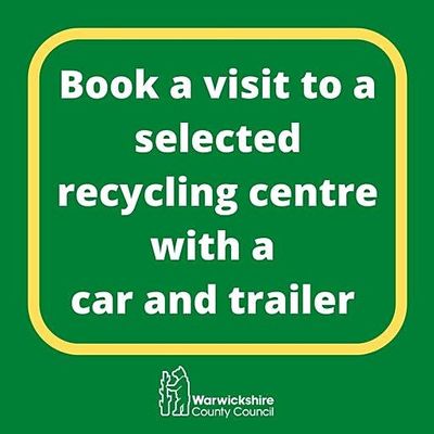 Recycling centre trailer bookings