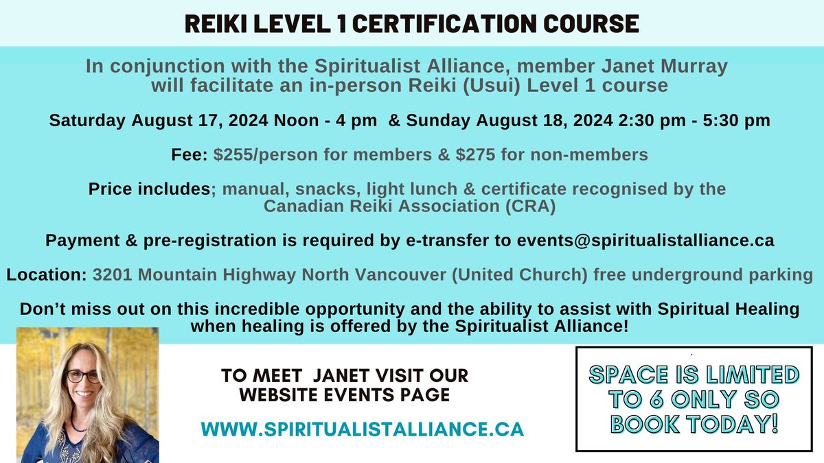 Reiki Level 1 Certification Course