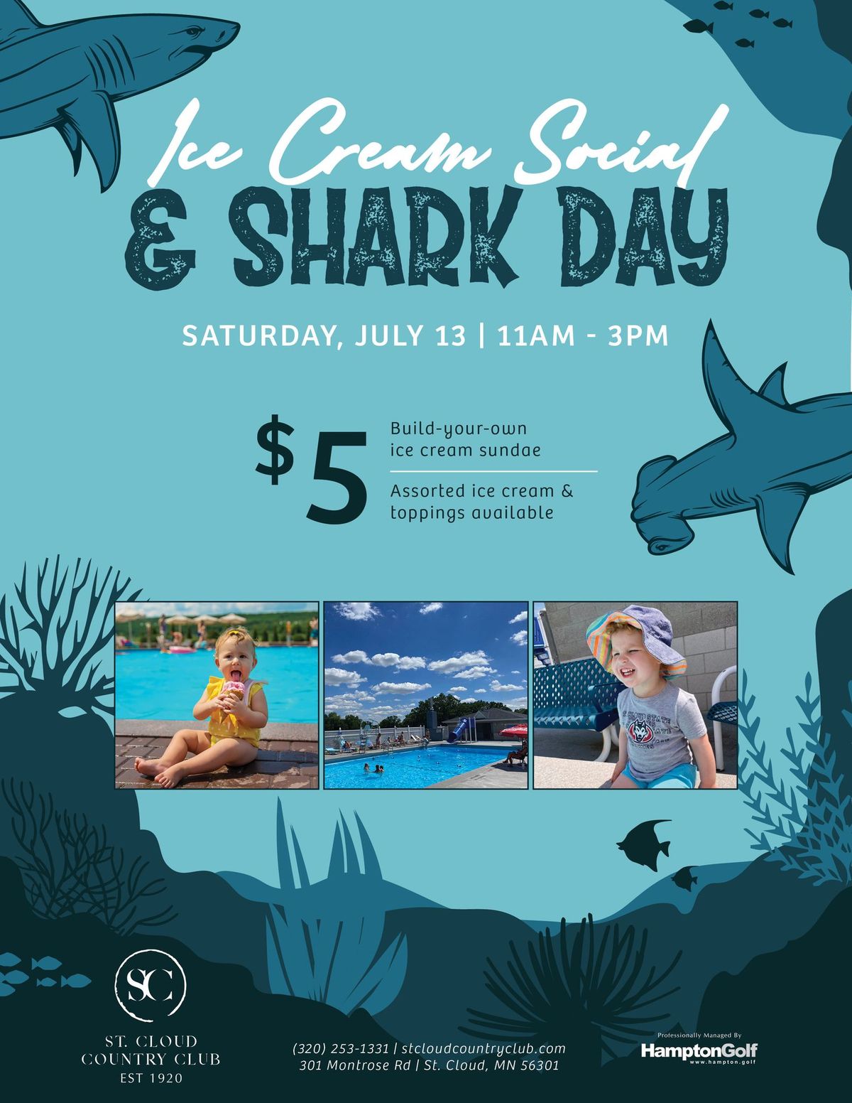 Ice Cream Social & Shark Day (Member Event)