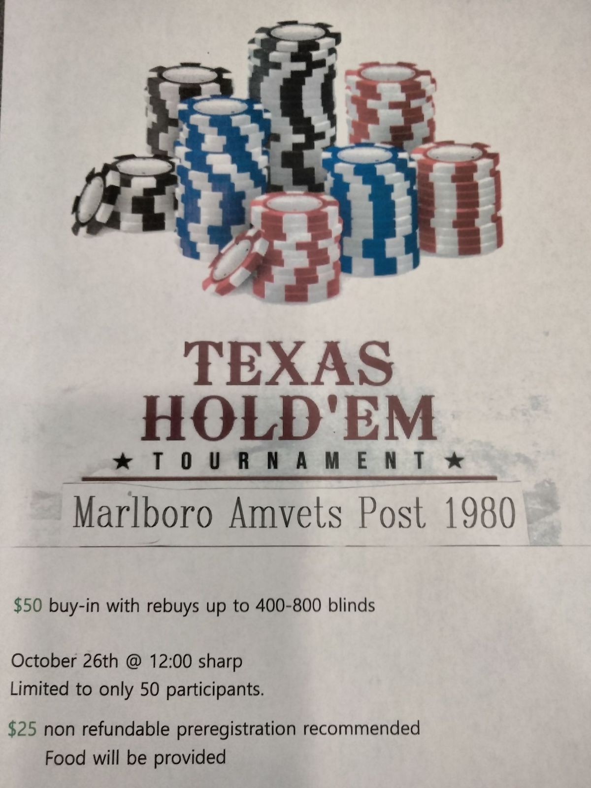 Texas Holdem Tournament 