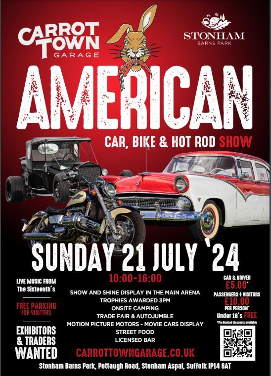 Carrot Town Garage American Car, Bike and Hot Rod Show 2024