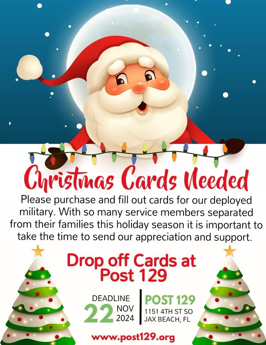 Christmas Cards for Service Members