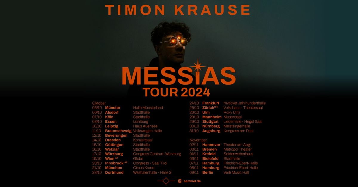 Timon Krause - Messias - Live 2024 | Mannheim