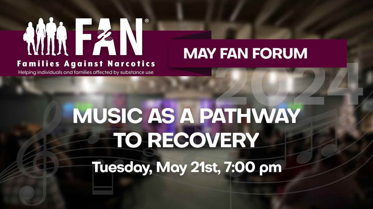 MAY MACOMB FAN IN-PERSON FORUM | Topic: Topic: "Music as a Pathway to Recovery"