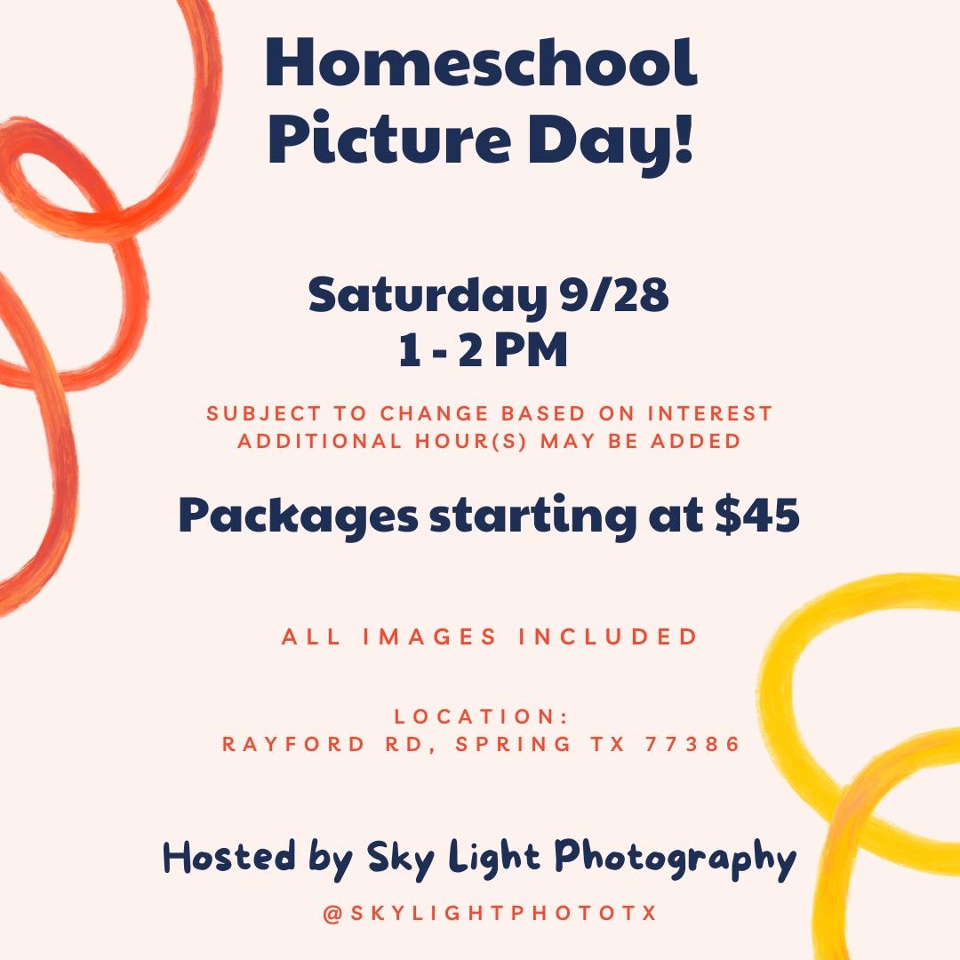 Homeschool\/Preschool Picture Day