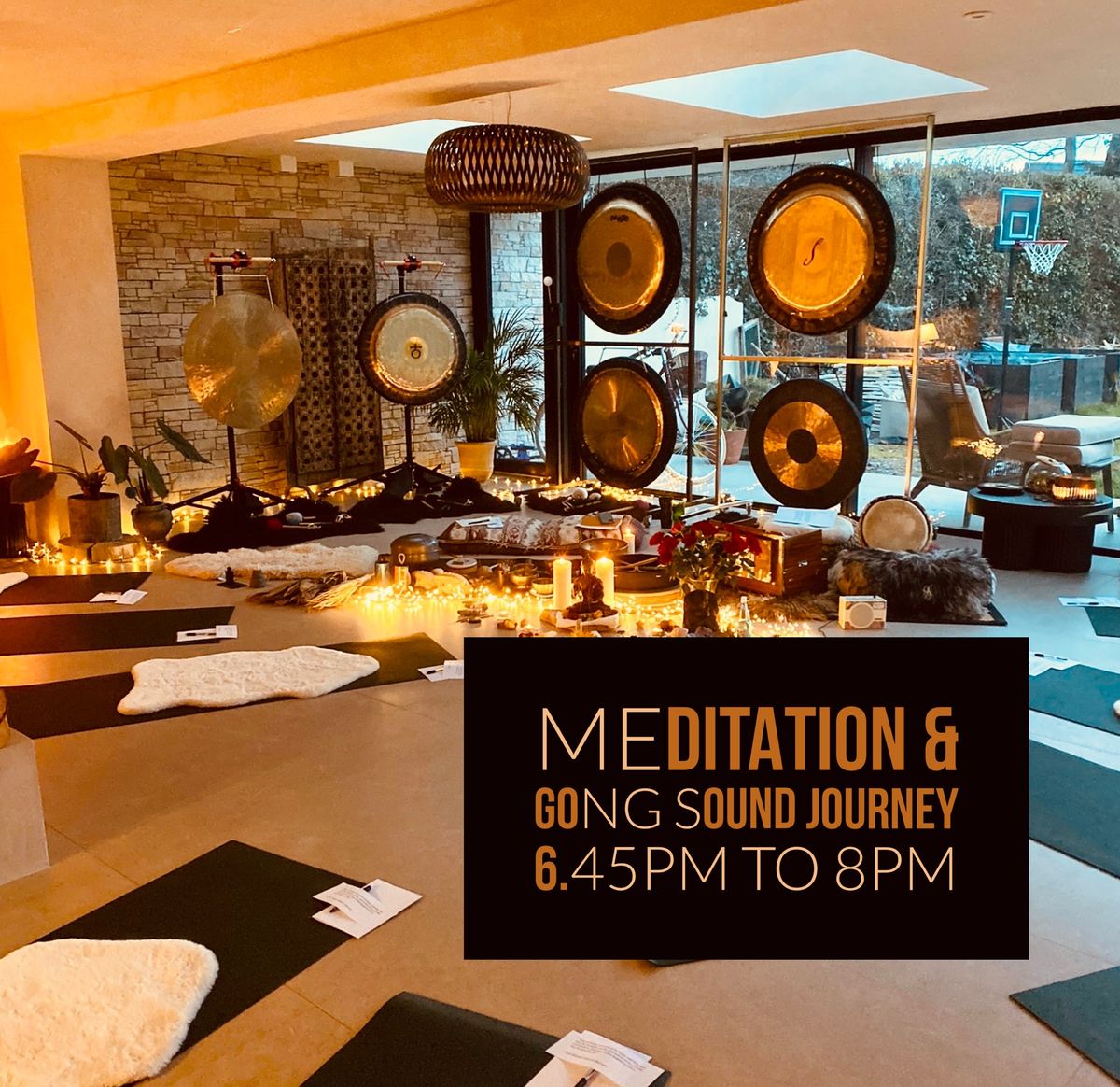 Inner Wisdom Gong Bath with Guided Meditation 