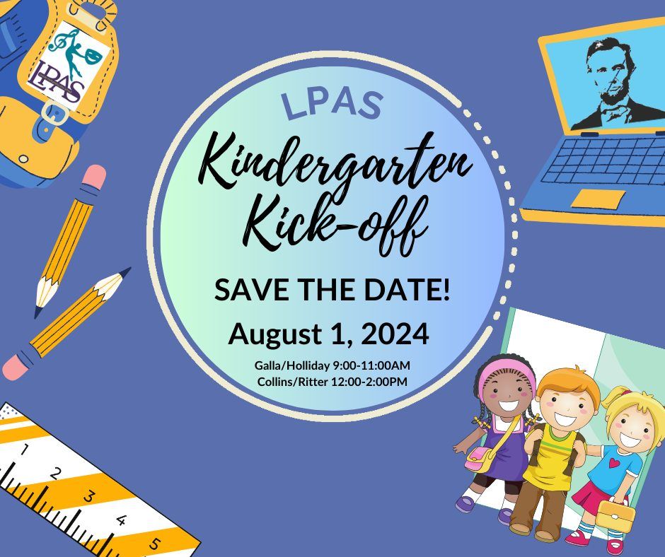 Kindergarten Kickoff - Save the Date!