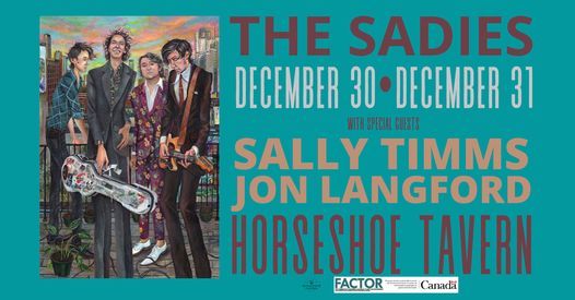 Postponed: The Sadies - NYE at Horseshoe Tavern (New Dates TBA)