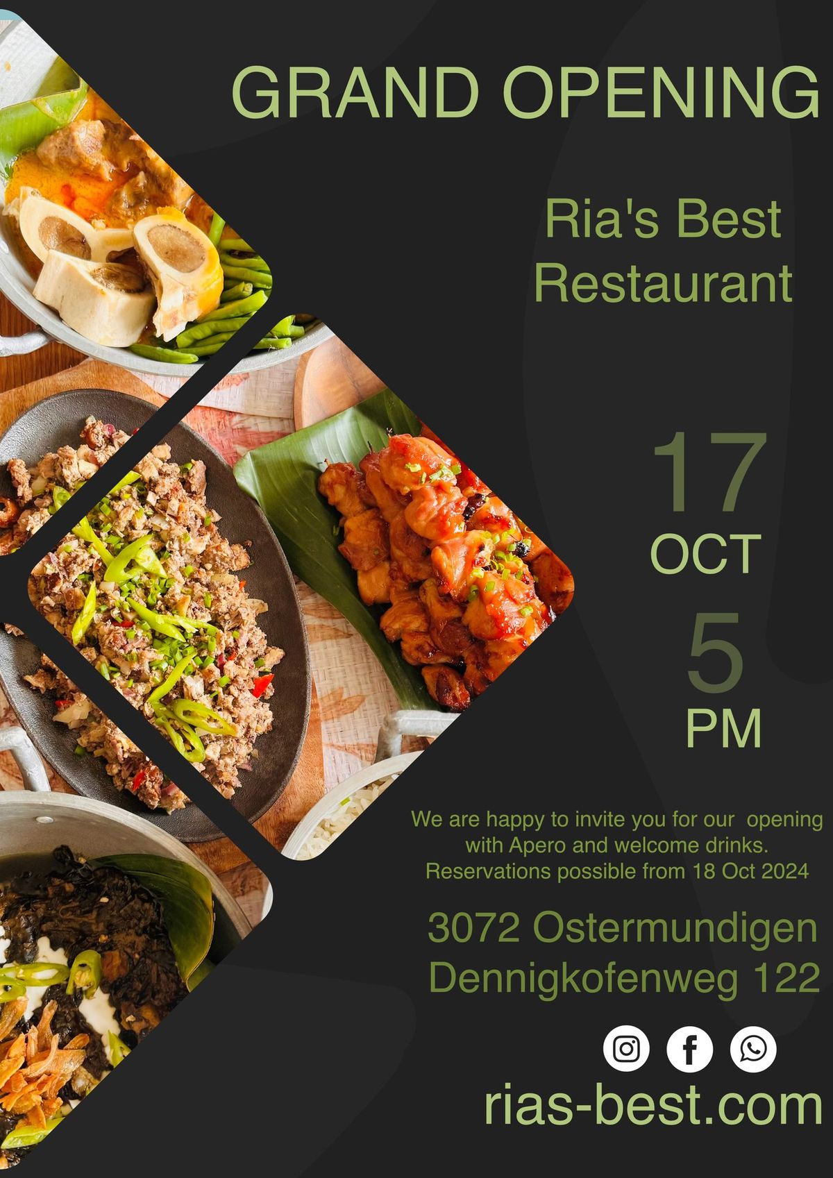 Grand Opening Rias Best Restaurant