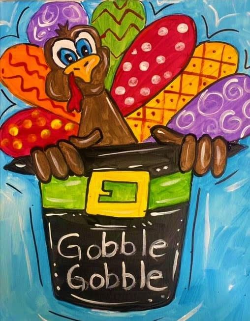 "Gobble, Gobble!" In-Studio Paint Party!