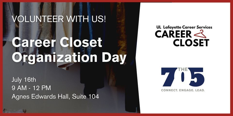 Volunteer at UL Lafayette Career Closet