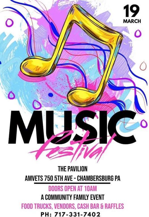 Music & Food Festival in Chambersburg Pa, 750 5th Ave, Chambersburg, PA