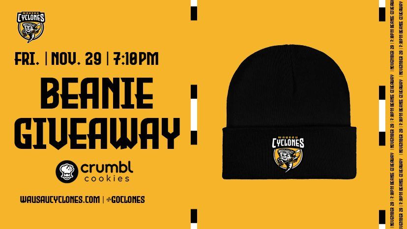 Cyclones Beanie Giveaway