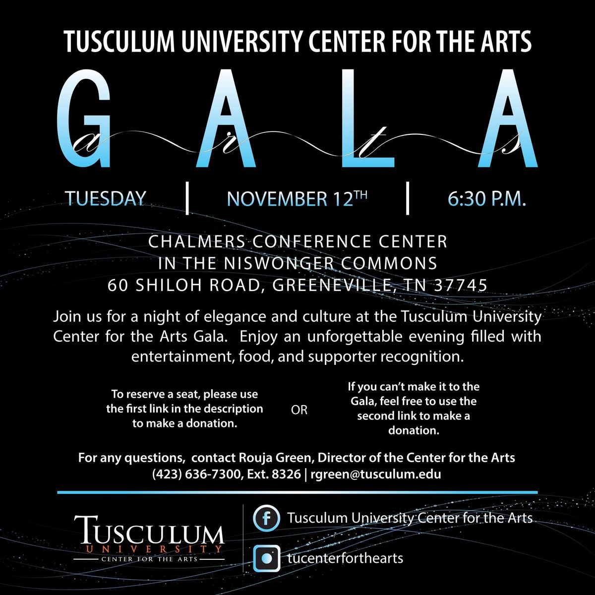 Second Annual Art Gala by Tusculum University Center for the Art