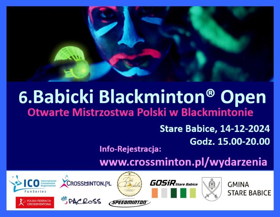 6.Babicki Blackminton\u00aeOPEN 2024 \u2013 ICO Fun Series (500points)