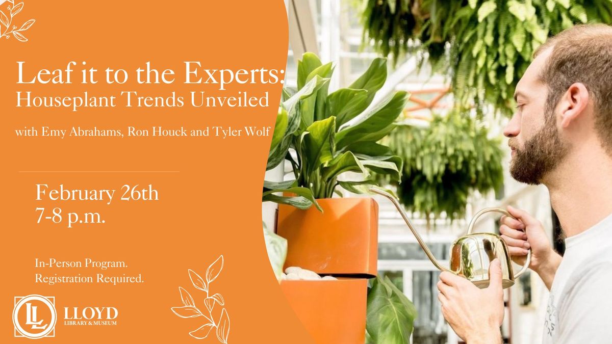 Leaf it to the Experts: Houseplant Trends Unveiled