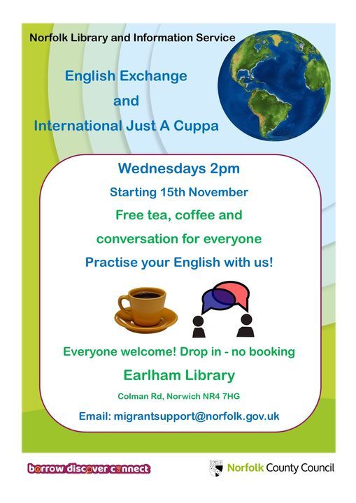 English Exchange and International Just a Cuppa