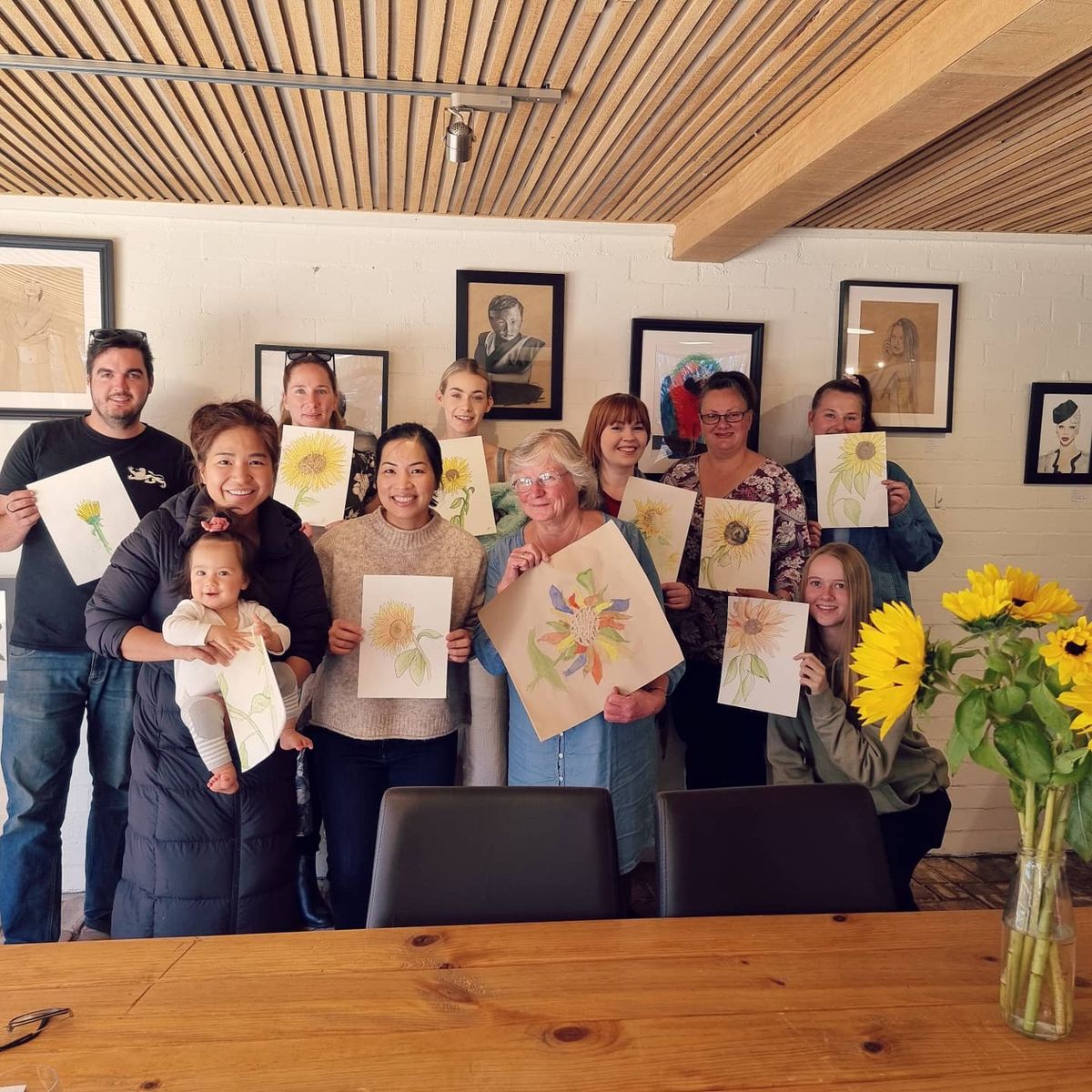 Watercolour Workshop at Grand Cru