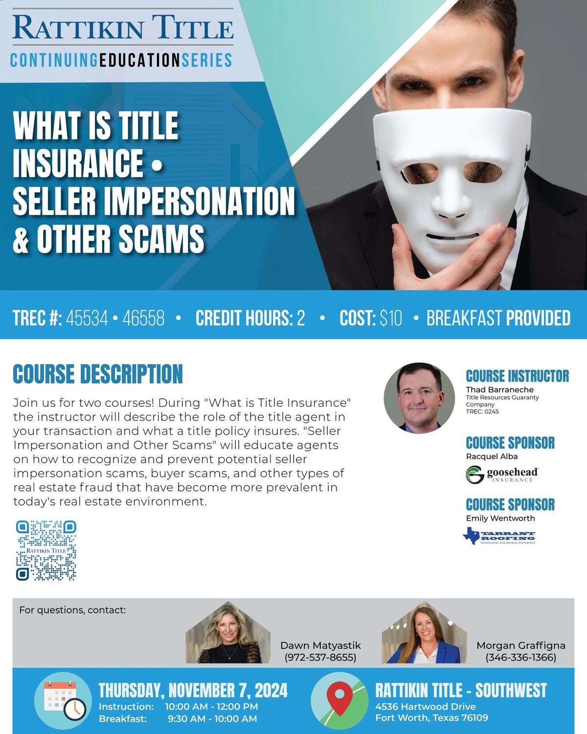 What is Title Insurance \u2022 Seller Impersonations & Other Scams