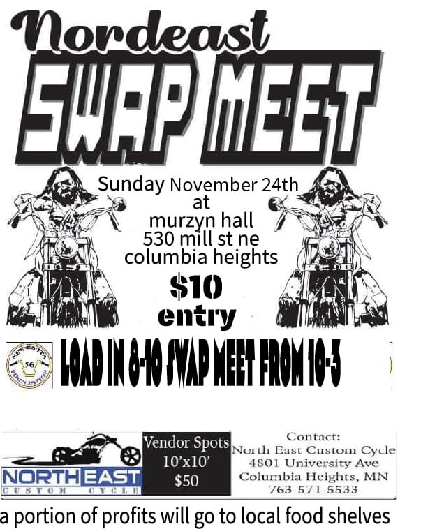 the annual nordeast motorcycle swap meet 