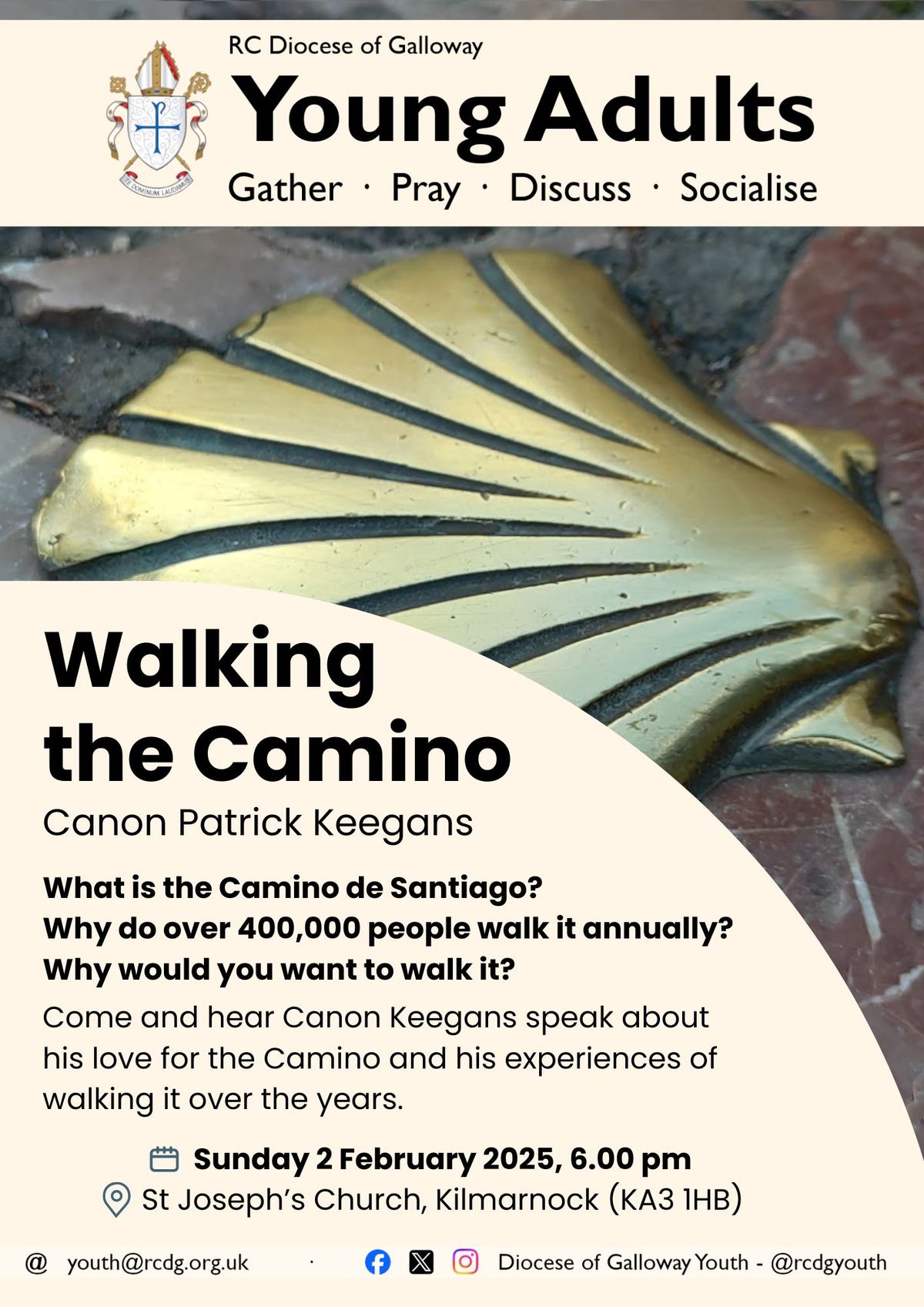 Walking the Camino with Canon Patrick Keegans