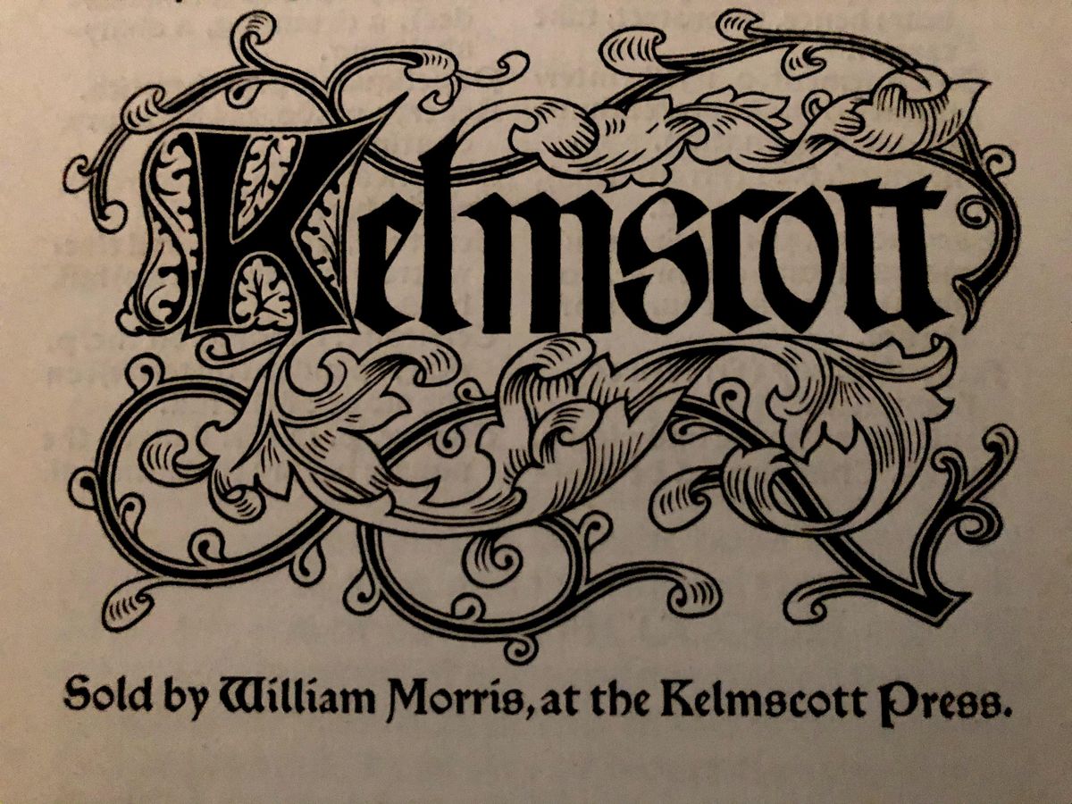 Symposium: The Kelmscott Press and Its Legacies