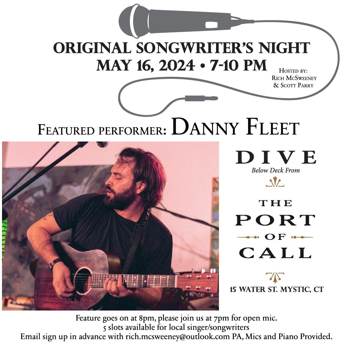 Danny Fleet- Original Songwriter's Night