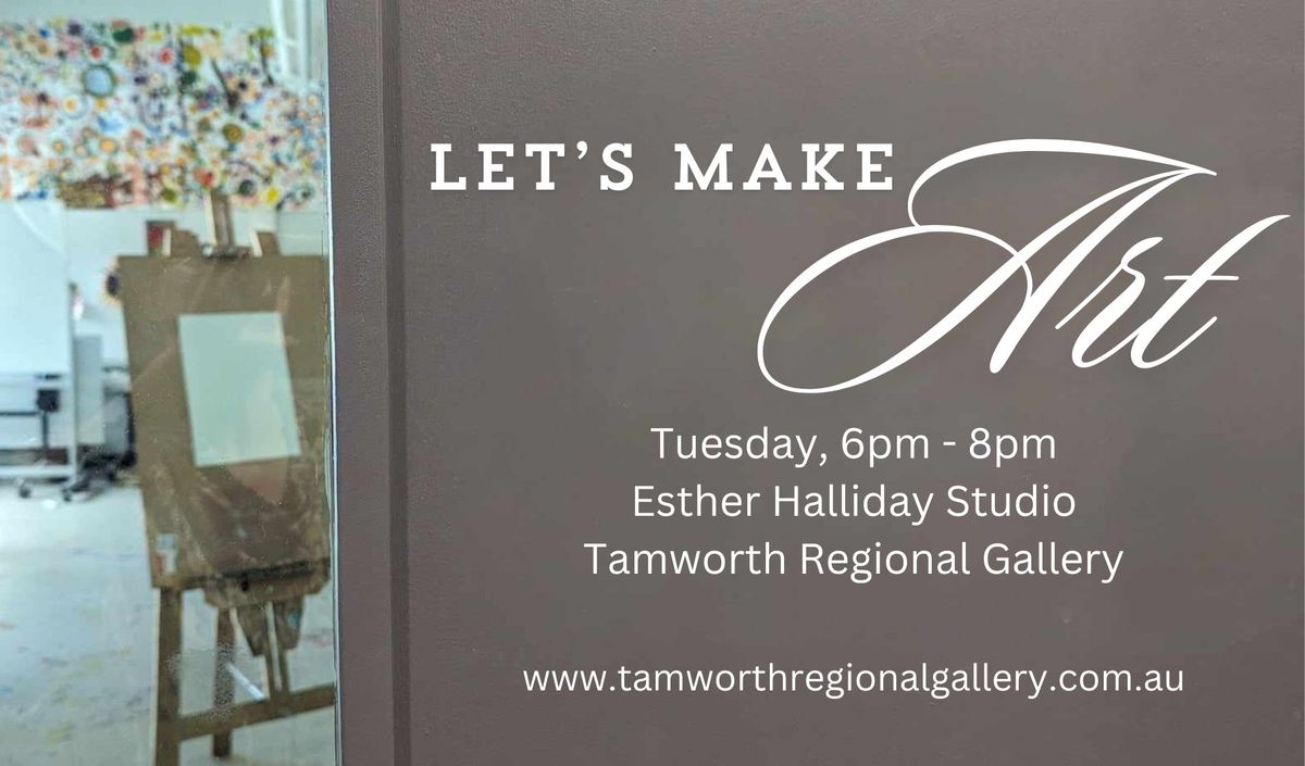 Let's Make Art - Friends of the Gallery Salon Night 