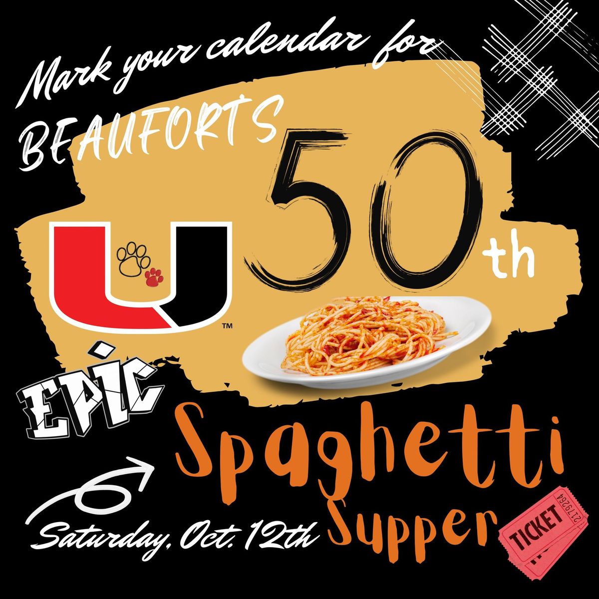 The 50th annual Beaufort Spaghetti Supper!! 