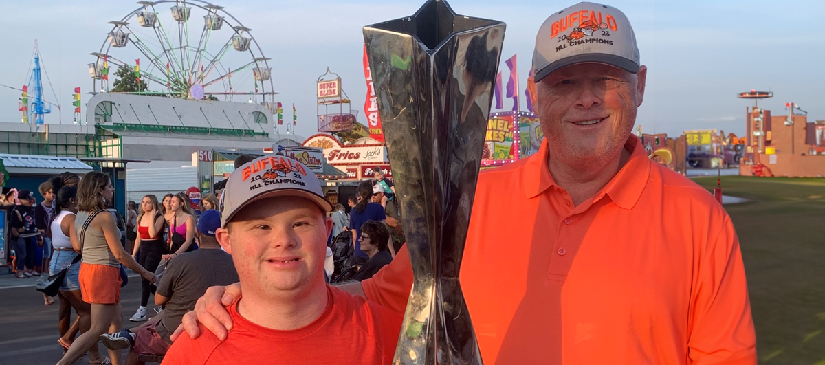 Parking Buffalo Bandits at Calgary Roughnecks