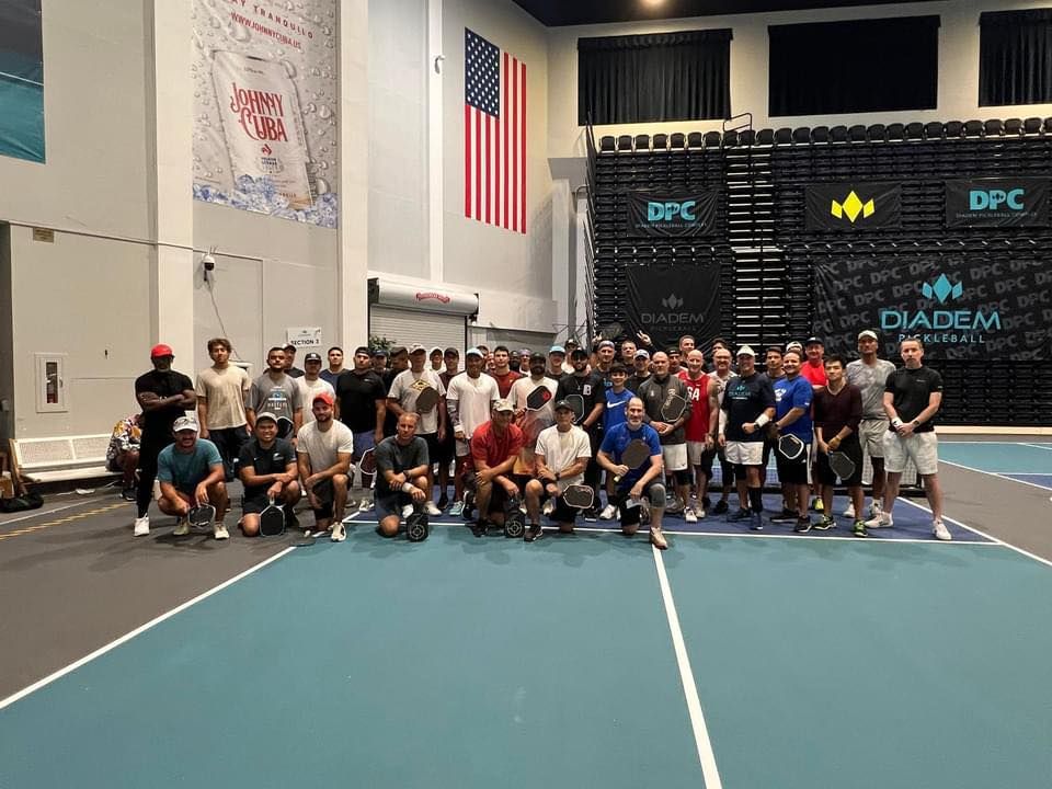 Men\u2019s Under and Over 50 Doubles tournament at Diadam PB Complex. Ladies Afternoon Doubles 