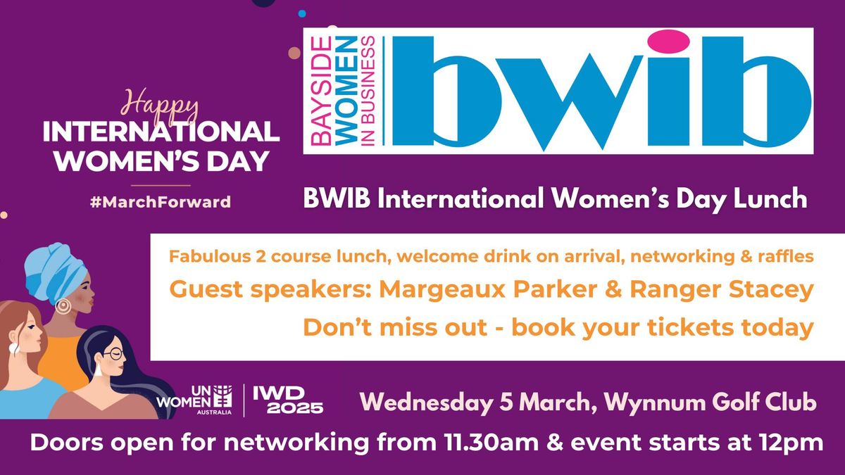 BWIB International Women's Day Lunch - 2025