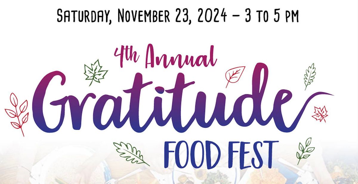 Gratitude Food Fest 