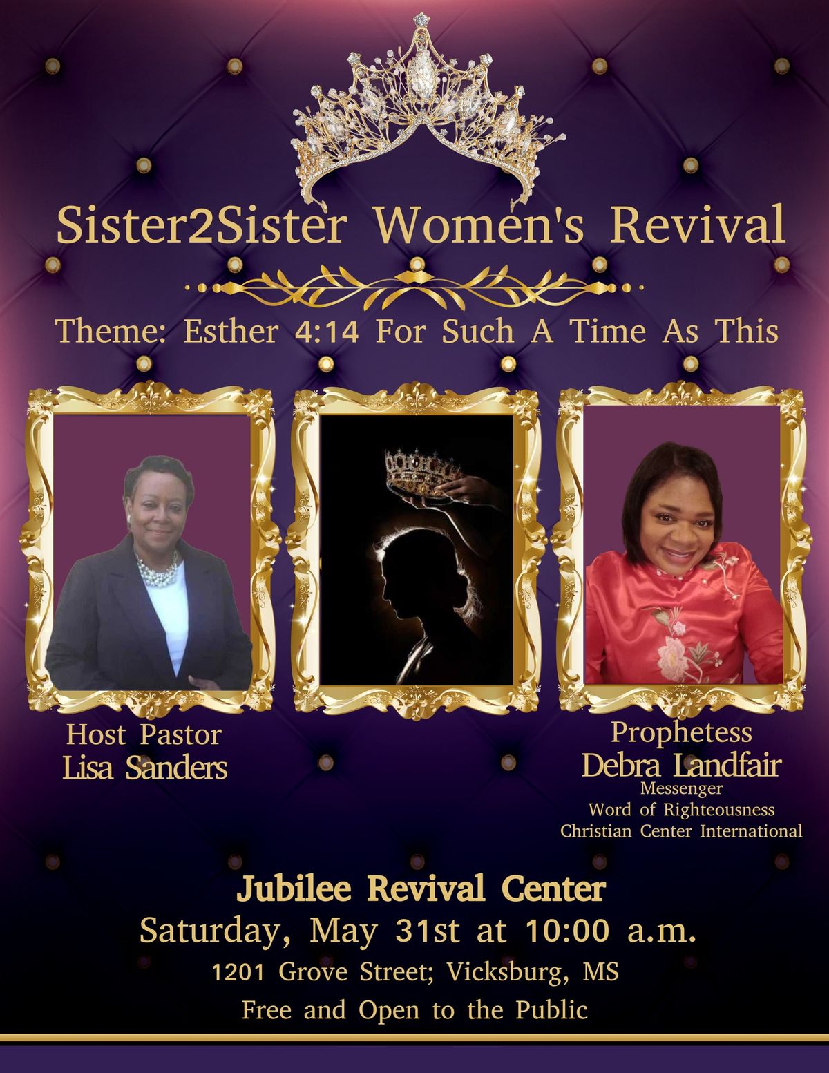 Sister2Sister Women's Revival - Theme: For such a time as this!