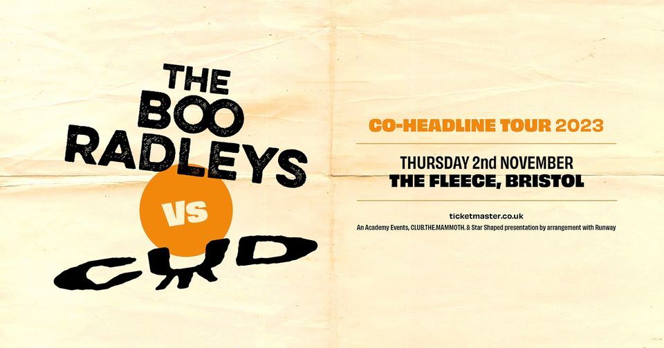 The Boo Radleys vs CUD at The Fleece, Bristol 02\/11\/23