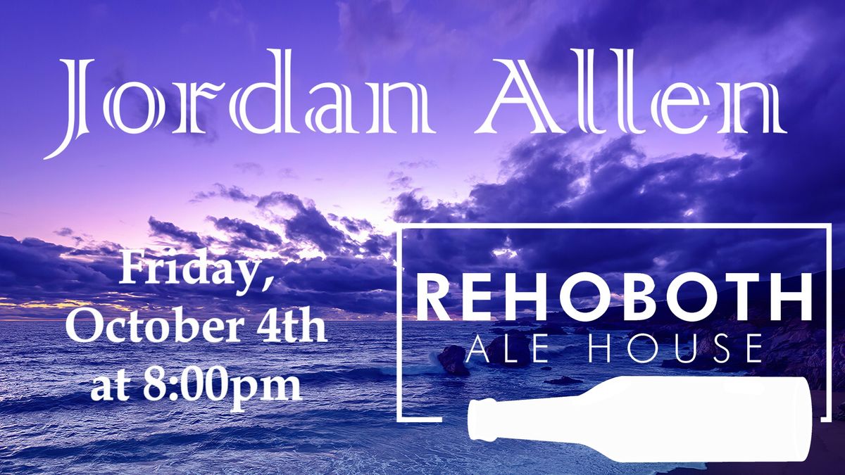 Jordan Allen at Rehoboth Ale House