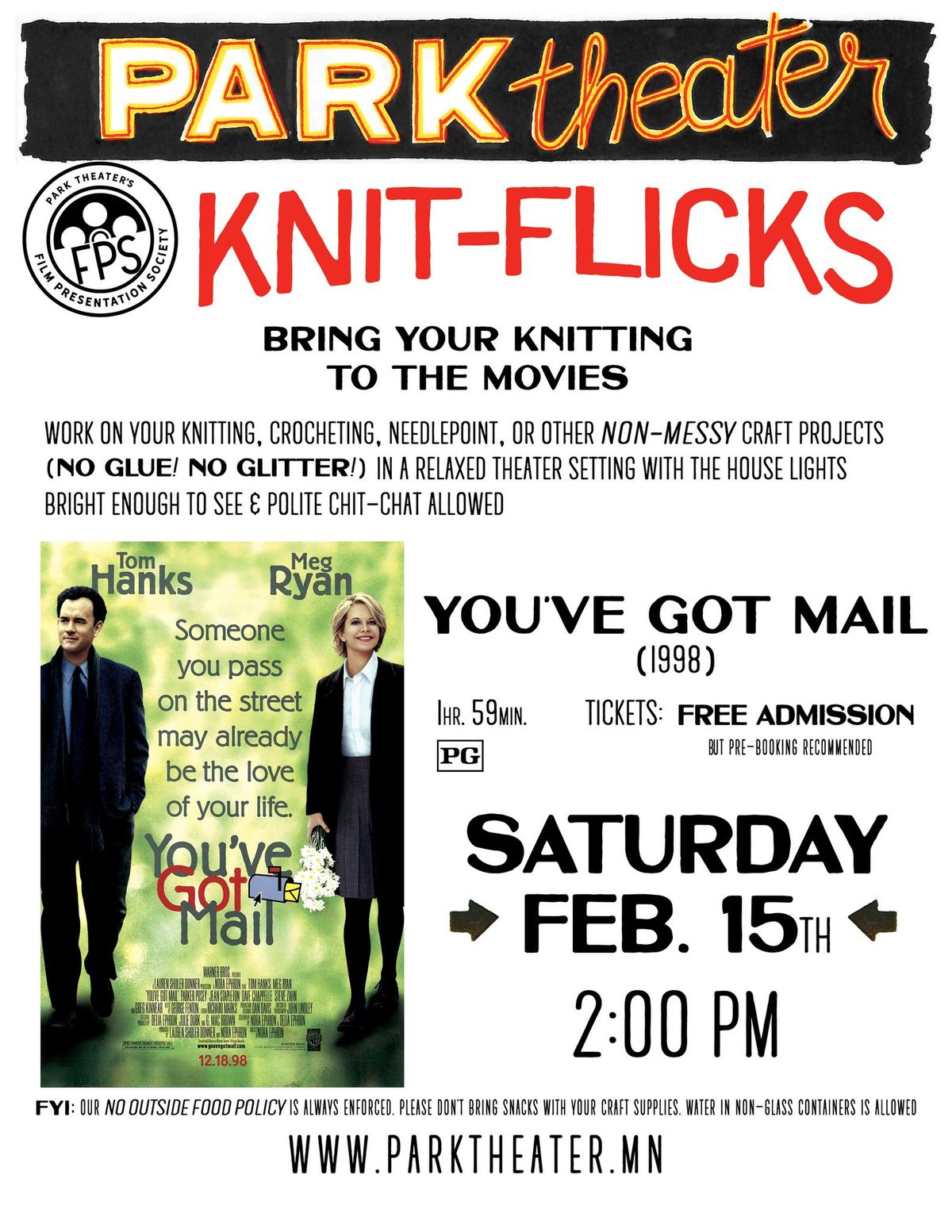 KNIT-FLICKS: You've Got Mail (FREE)