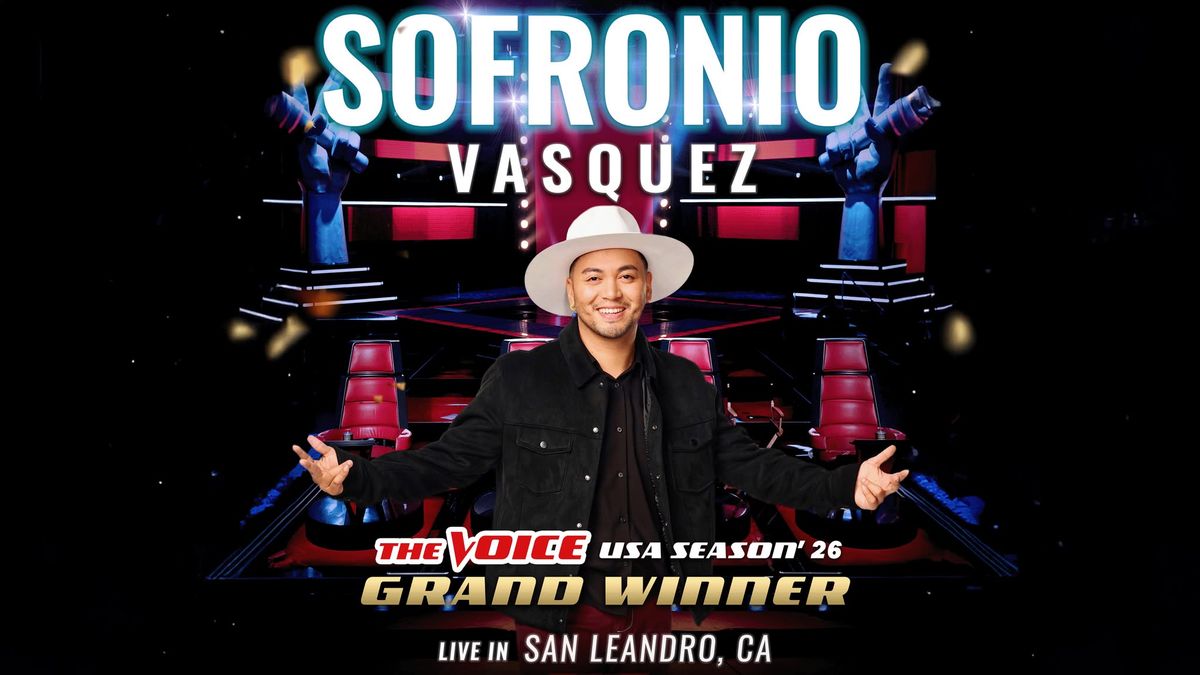  The Voice Winner Sofronio Vasquez