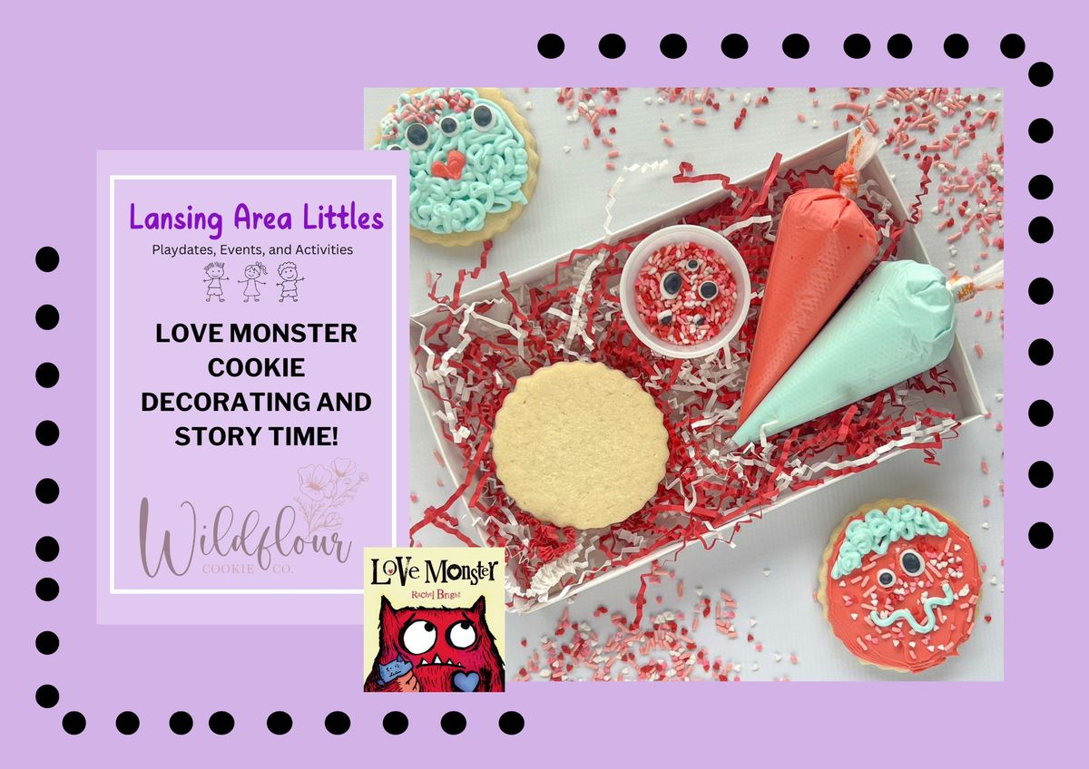 Valentine Monster Cookie Decorating and Storytime (session 2)